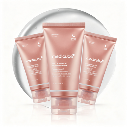 medicube Wrapping Mask Collagen - Overnight Peel Off Facial Mask