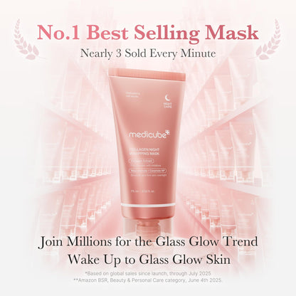 medicube Wrapping Mask Collagen - Overnight Peel Off Facial Mask