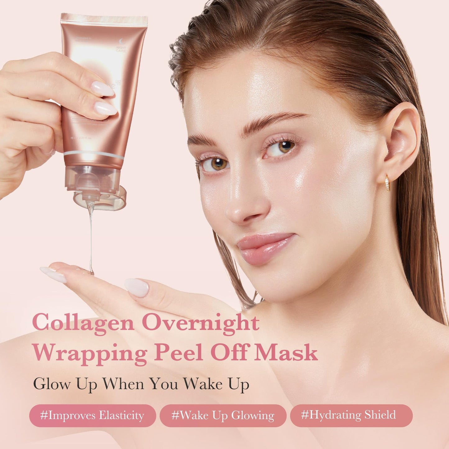 medicube Wrapping Mask Collagen - Overnight Peel Off Facial Mask