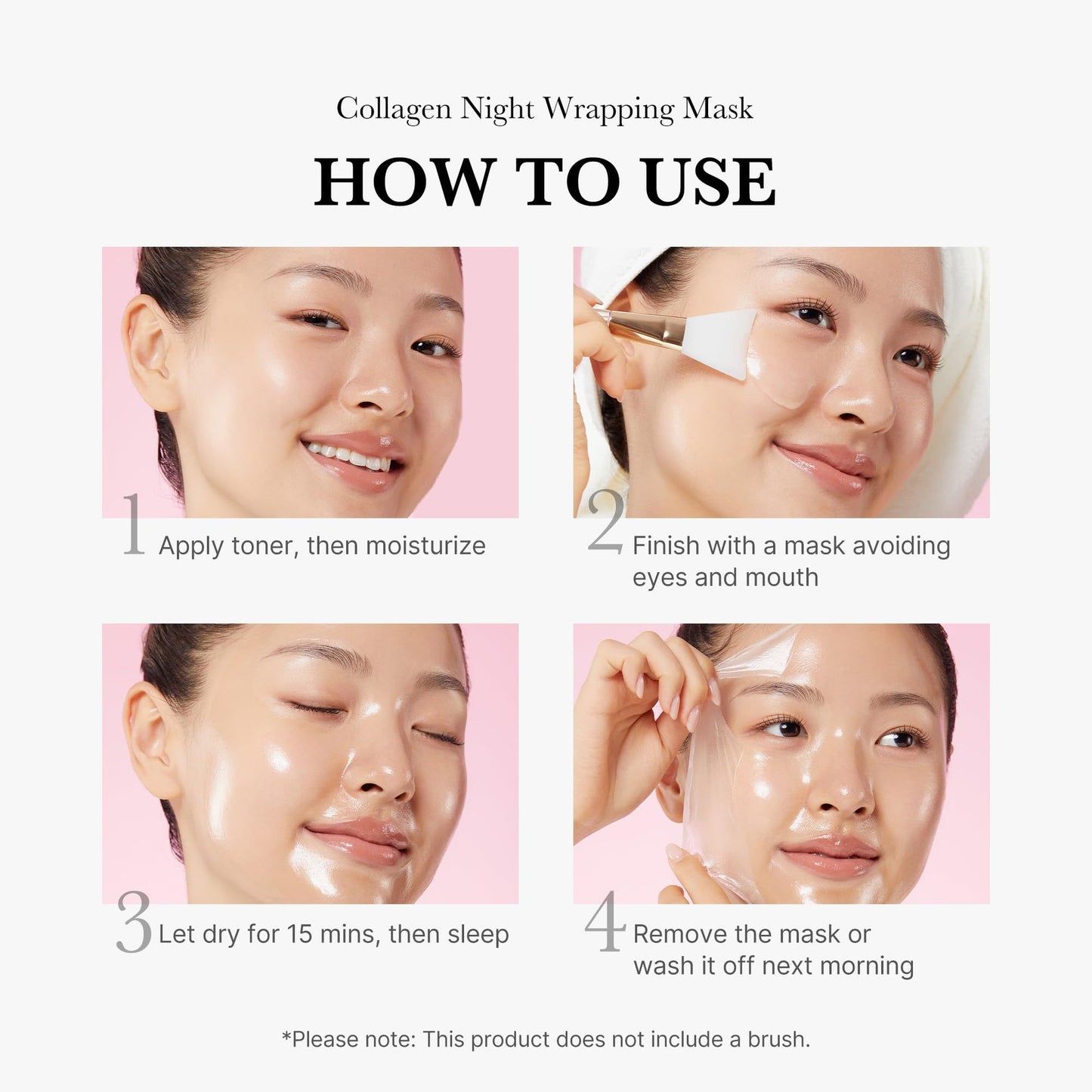 medicube Wrapping Mask Collagen - Overnight Peel Off Facial Mask