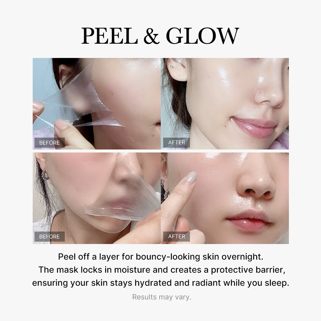medicube Wrapping Mask Collagen - Overnight Peel Off Facial Mask